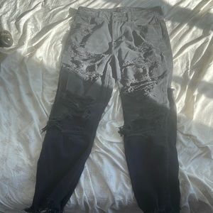 American eagle Black ripped jeans